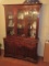 Majestic Knob Creek by Ethan Allen Furniture Classic Cherry Lighted China Cabinet