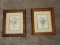 Pair - Still Life Floral Arrangements Lithographs Attributed to Artist Mary Lou Goertzen