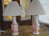 Elegant Pair Porcelain Vase Form 30