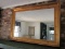 Large Wall Mounted Mirror w/ Gilded Wooden Frame/Matt