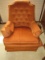 Drexel Hill Furniture Pink Pin back Rocker Arm Chair