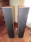 Pair - Tall Wooden Body Polk Audio Speakers Model Monitor 50