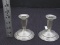 reed & Barton Pewter P-214 Candle Holders