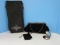 Mary Kay Holiday Wishes Set Black Velvet Clutch Purse w/ Compact & Protective Bag