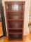 Simulated Cherry Finish Classic Bookcase w/ Adjustable Shelves