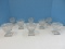 8 Imperial Glass-Ohio Clear Cape Cod Pattern 16oz. Sherbets