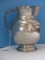 Art Décor Style Pewter Ball Pitcher Maker Stamped Initials B.R.S.