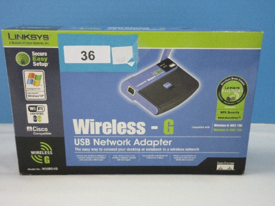 Cisco Systems Wireless-G USB Network Adapter Linksys