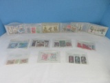 Philatelic Falcon Stamp Co. Collector Series 1-13 Envelopes w/ Various Post Marked Stamps