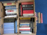 4 Boxes Misc. Novels, Encyclopedia, Photograph, Adolf Hitler, Self Help, Etc.