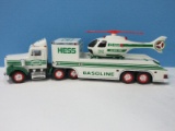 Collectible Christmas Hess Toy Truck & Helicopter 1995 Edition w/ Original Box