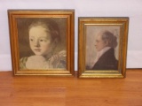 2 Framed Portraits Distinguished Gentleman Mr. Thomas Reade Rootes