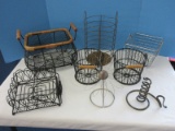 Group - Misc. Metal Baskets, Caddy, Etc.