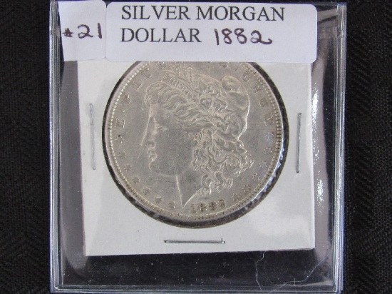 Silver Morgan Dollar 1882