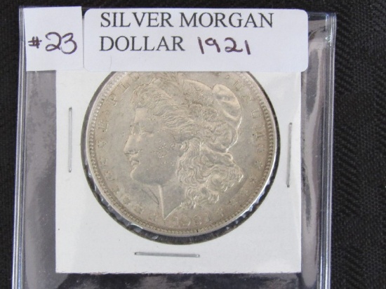 Silver Morgan Dollar 1921