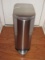 Simple Human Brushed Stainless Steel Hands Free Step Kitchen Trash Can