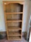 Simulated Knotty Wood Grain Classic Bookcase w/ Adjustable Shelves