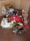 Awesome Christmas Group Stockings, Reindeer Mail Bag, Wreaths, Elf Ladder