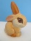 Adorable Vaillancourt Folk Art Chalkware Bunny #118 Rabbit 3 1/2