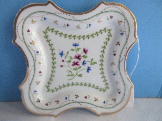 I. Godinger & Co. Petite Fleur 5 3/4" Curved Pin Tray/Plate