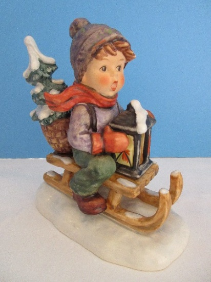 Vintage Goebel Hummel "Riding into Christmas" 6 1/4"