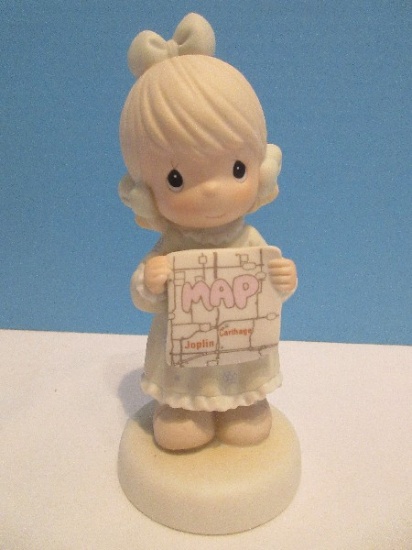 Precious Moments Collection "I Would Be Lost Without You" 6" Porcelain Bisque Figurine