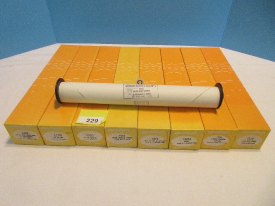 8 Player Piano Aeolian Music Rolls in Original Boxes "Mame"