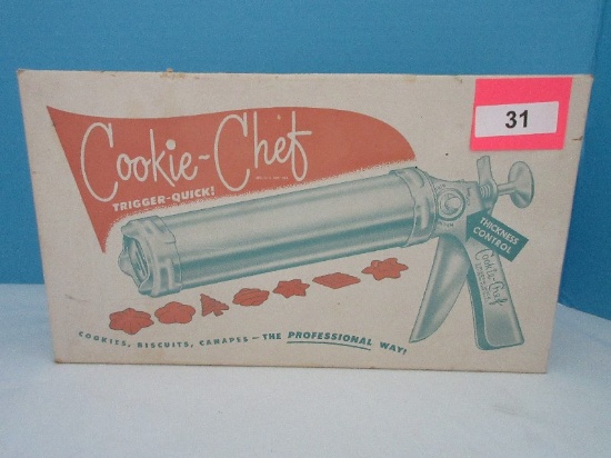 Cookie-Chef Kitchen Fun w/ A Cookie Gun Trigger-Quick!