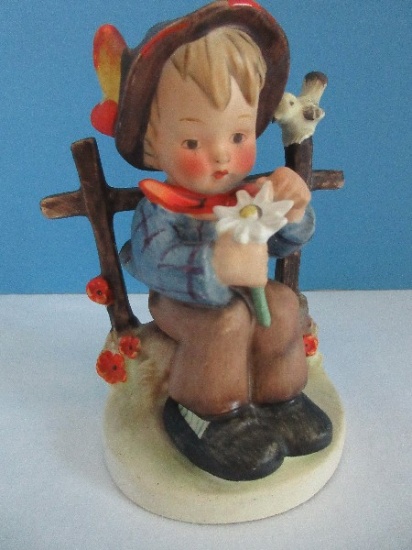 Early Goebel Hummel "She Loves Me, She Loves Me Not" 4 1/2" Figurine