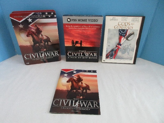 The Civil War DVD Video Disc Sets PBS Home Video 5 Disc. A Film by Ken Burns