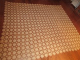 Hand Crochet Flower Burst Pattern Coverlet/Table Cloth