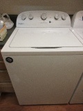 White Whirlpool Top Load Washer w/ Quick Wash Stainless Drum Washing Machine