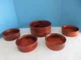 5 Piece - Cherry Salad Bowl Set 10