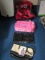 Lot - Pink/Black Travel Bag, May Kay Tote, Black Mary Kay Organizer, Pink 