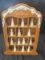 My Collection Enesco Wooden Wall Mounted Wooden Display Shelf