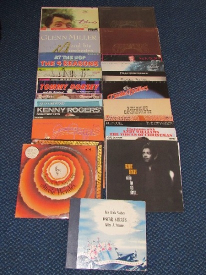 Vintage Vinyl Lot - Glenn Miller, Tommy Dorsey, Carpenters, The Moody Blues, Phil Collins, Etc.