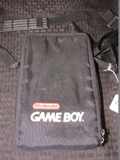 Vintage Nintendo Game Boy Yellow in Black Carry Case