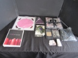 Lot - Mary Kay Mirrors, Color Insider Binders, Faux Leather Coasters, Etc.