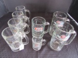 Lot - 4 Andeher Glass Steins, Two 85th Anniversary A&W Root Beer, 1 A&W, 1 Small A&W