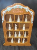 My Collection Enesco Wooden Wall Mounted Wooden Display Shelf