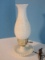 Milk Glass Boudoir 13 1/2