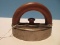 Sad Iron w/ Detachable Wood Arched Handle
