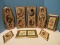 Group Decorative Craft Florentia Hand Made in Italy Wall Plaques Perched Birds