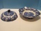 Wood & Sons Enoch Woods English Scenery Blue Pattern Round Covered Vegetable Dish