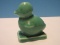 Rare Find Rookwood Pottery Figural Chick Green #6169 Paperweight 4