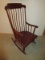 Traditional Cherry Spindle High Back Rocker Rocking Chair