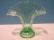 Green Depression Glass 7 1/2