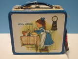 Rare Find Holly Hobbie Metal Lunchbox w/ Aladdin Thermo Bottle & Hang Tag