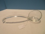 Glass Punch Bowl Punch Ladle