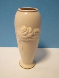 Lenox China Rosebud Collection Vase Cream Sculptured Roses Design Giftware Rose Bloom